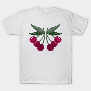 Burgundy Cherry Pie T-Shirt